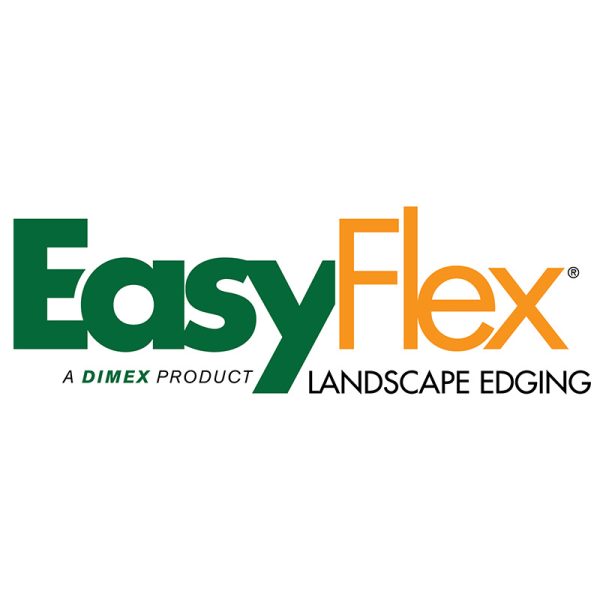 EasyFlex Decorative No-Dig Landscape Edging with Anchoring Spikes, 2.5 in.  Tall Scalloped Top Garden Border with Woodgrain Texture, 100 Foot Kit
